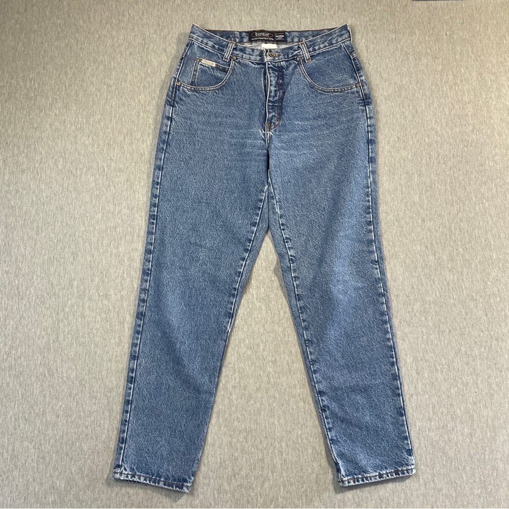 Bluenotes Mom Jeans Women’s Size 31 x 30 Blue Womens Cut Tapered Leg Vintage